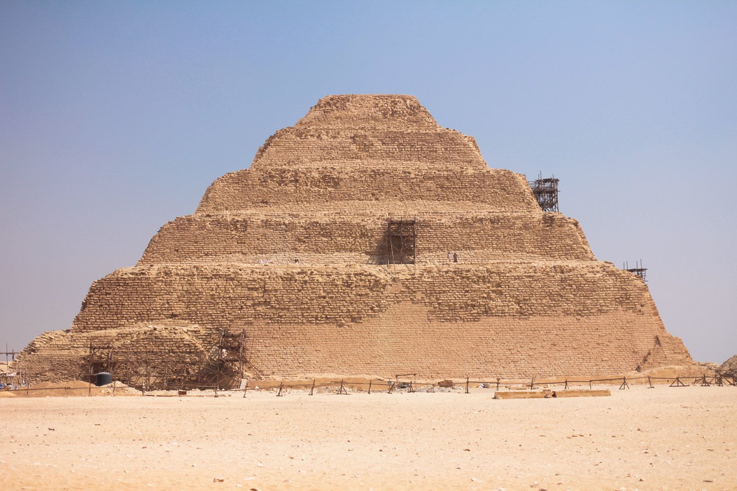 Pirámide escalonada de Zoser.