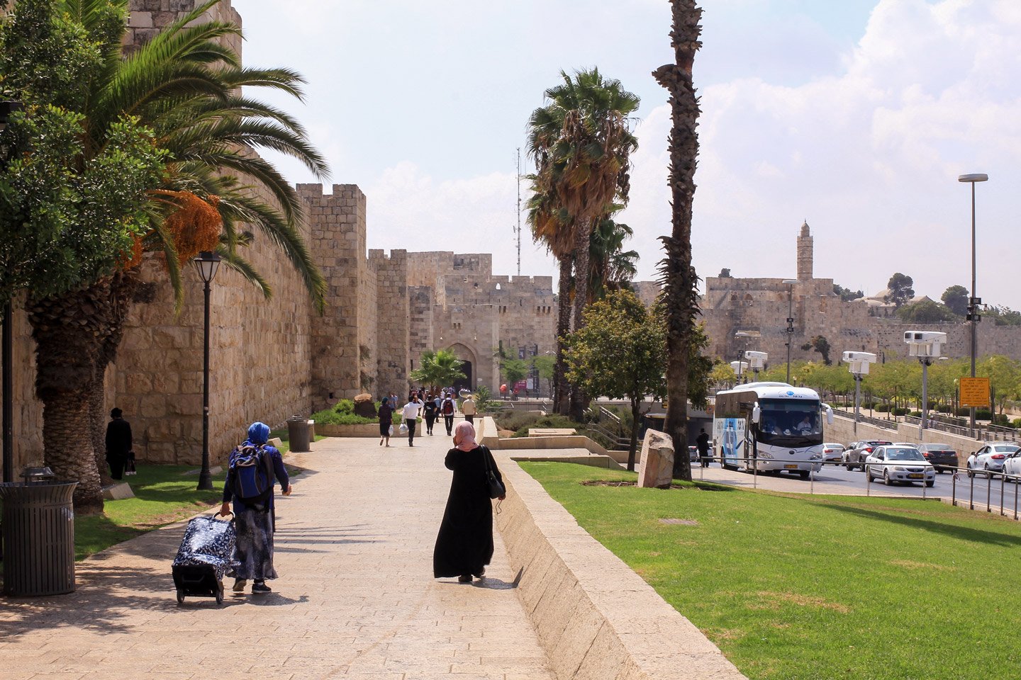 Entrada a la ciudad antigua de Jerusalem.