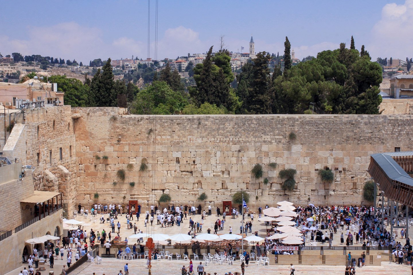 Muro de los Lamentos en Jerusalem.