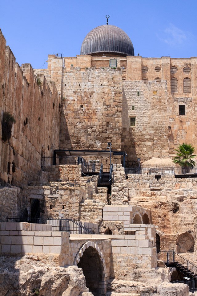 Muros musulmanes de Jerusalem.